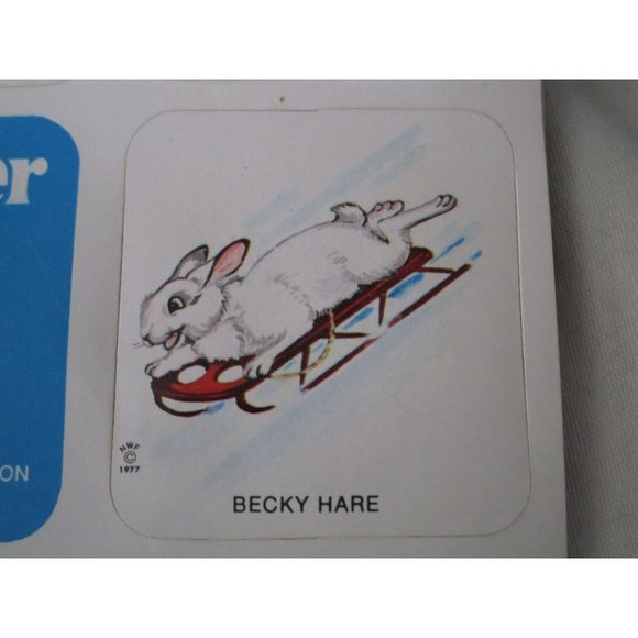 Ranger Rick and Friends 32 Stickers 1977 National Wildlife Federation Bowed GUC - Picture 7 of 15